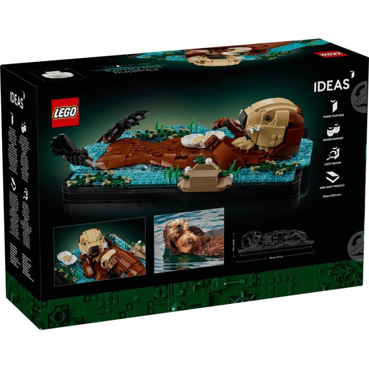 LEGO IDEAS 21366 Lontre marine galleggianti