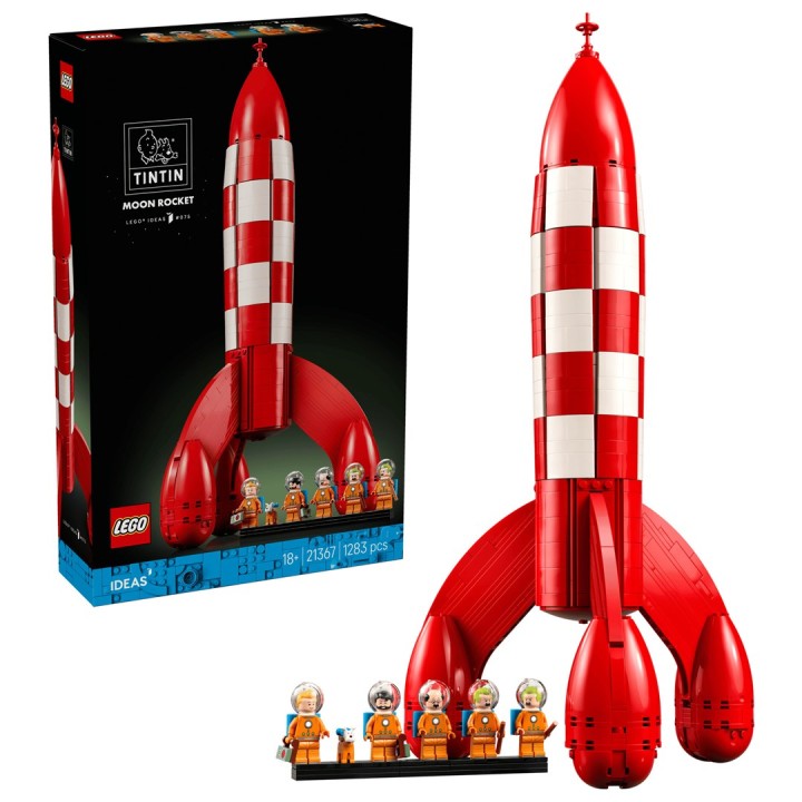 LEGO IDEAS 21367 Razzo lunare Tintin