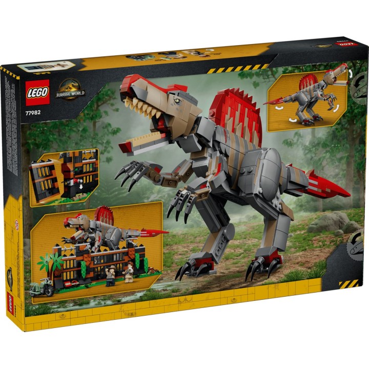 LEGO JURASSIC WORLD 77982 Fuga Dinosauro Spinosauro