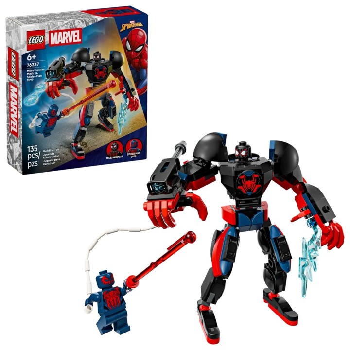 LEGO MARVEL 76337 Miles Morales Mech contro Spider-Man 2099