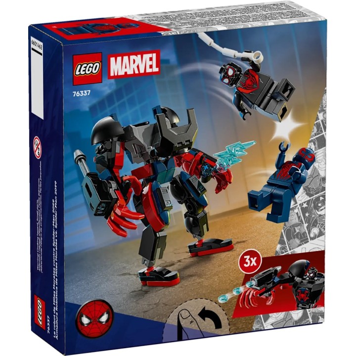 LEGO MARVEL 76337 Miles Morales Mech contro Spider-Man 2099