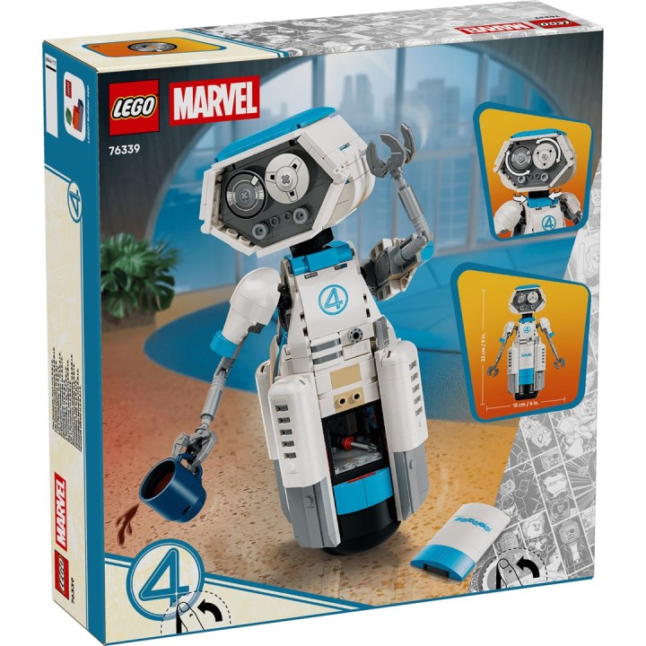 LEGO MARVEL 76339 Fantastici Quattro H.E.R.B.I.E