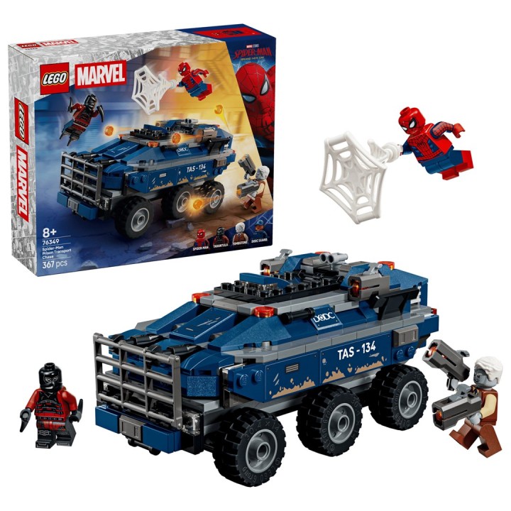 LEGO MARVEL 76349 Inseguimento Trasporto Prigionieri Spider-Man