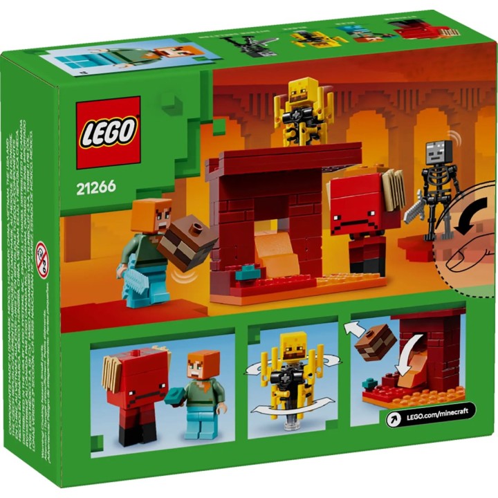 LEGO MINECRAFT 21266 La Battaglia di Lava del Nether