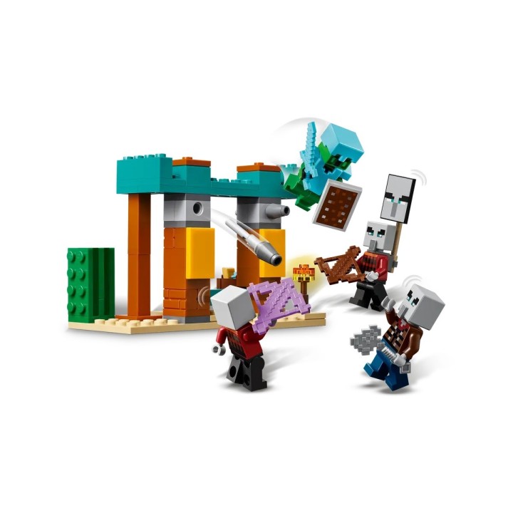 LEGO MINECRAFT 21267 La Pattuglia del Deserto Illager