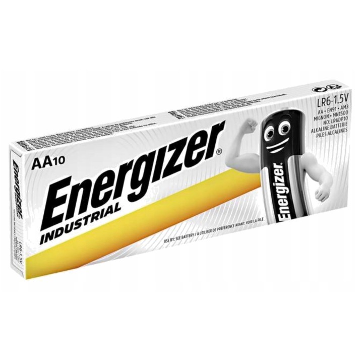 ENERGIZER BATTERIA INDUSTRIALE PRO AA LR6 1.5V 10 PCS