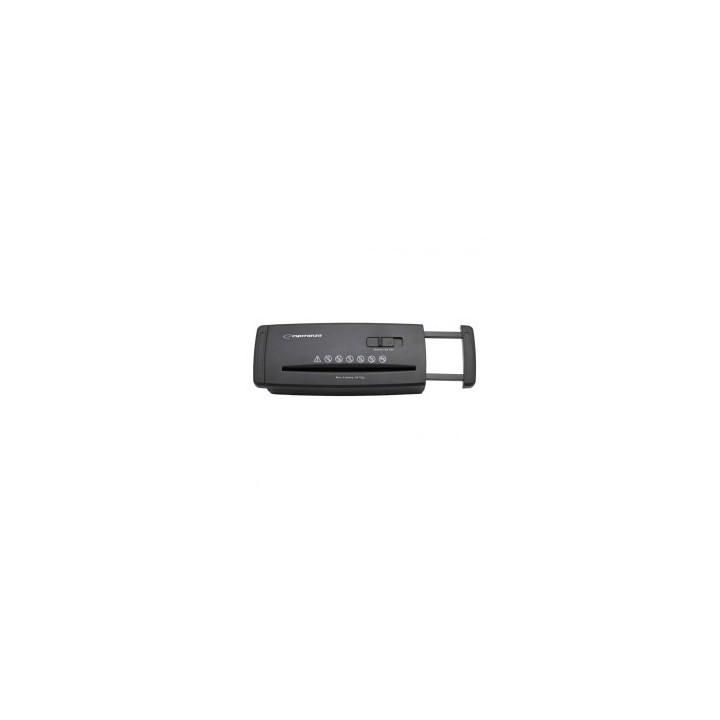 Esperanza EN104 trituratore di carta taglio a strisce 22 cm nero
