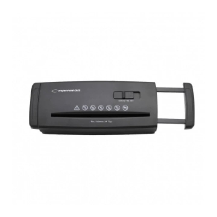 Esperanza EN104 trituratore di carta taglio a strisce 22 cm nero