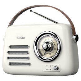 SAVIO RS-02 Radio portatile bianca