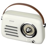 SAVIO RS-02 Radio portatile bianca