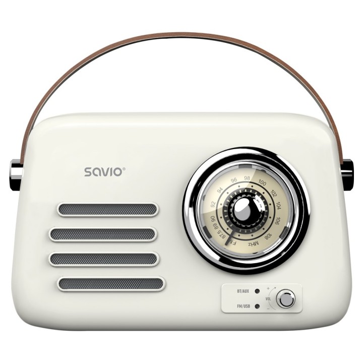 SAVIO RS-02 Radio portatile bianca