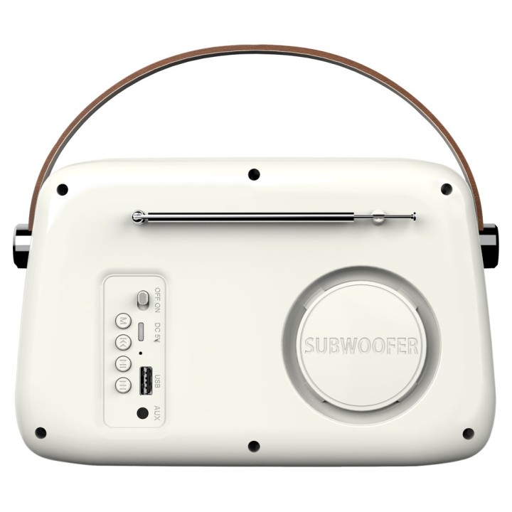 SAVIO RS-02 Radio portatile bianca