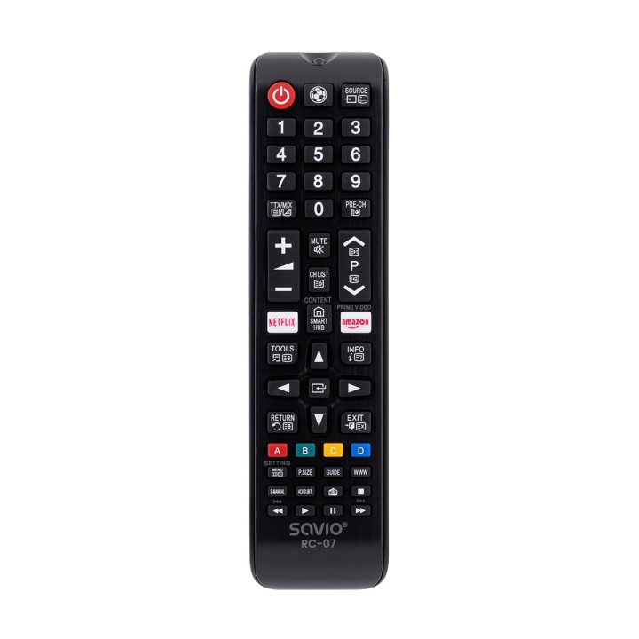 Savio SAVIO Telecomando universale/sostitutivo per SAMSUNG TV RC-07 IR Wireless TV