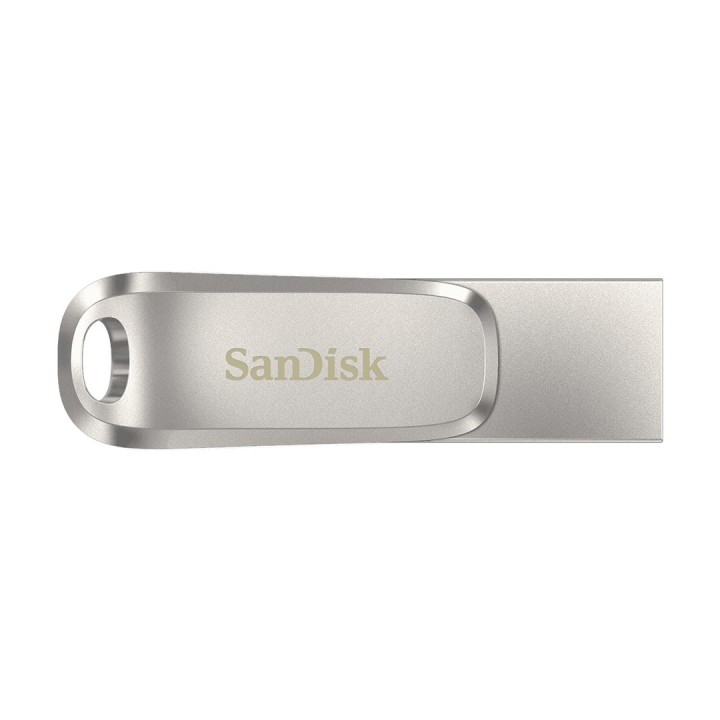 SanDisk Ultra Dual Drive Luxe chiavetta USB 128 GB 3.2 Gen 1 (3.1 Gen 1) acciaio inossidabile