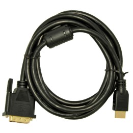 Akyga AK-AV-11 adattatore cavo video 1.8 m HDMI Type A (Standard) DVI-D nero