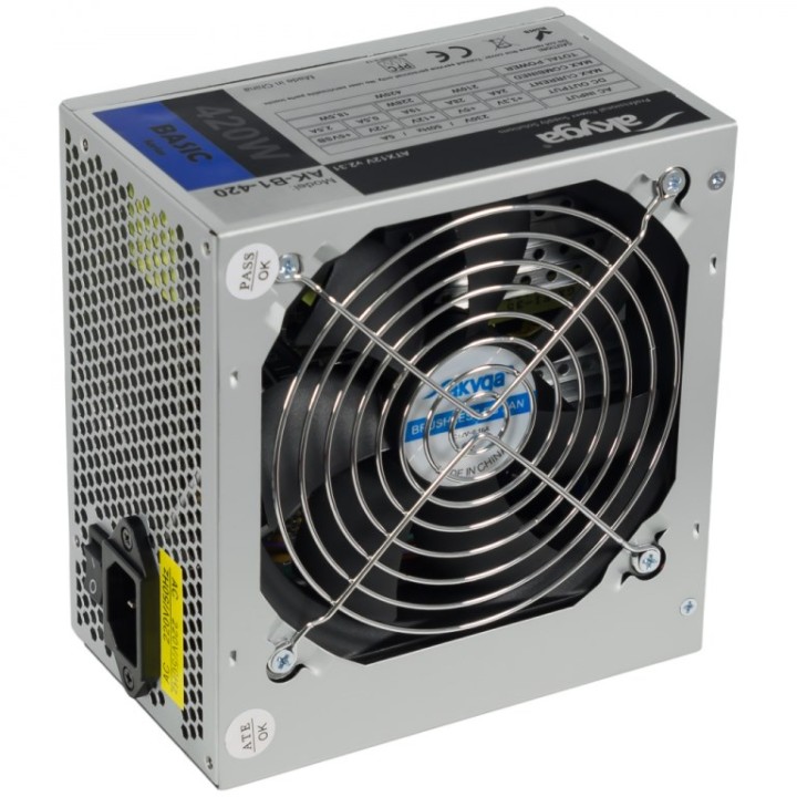 Akyga AK-B1-420 alimentatore 420 W 20+4 pin ATX ATX grigio
