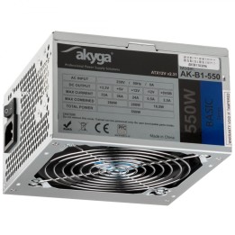 Akyga AK-B1-550 alimentatore 550 W 20+4 pin ATX ATX grigio