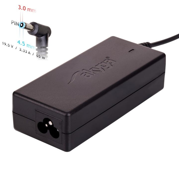 Akyga AK-ND-25 alimentatore/invertitore da interno 65 W nero