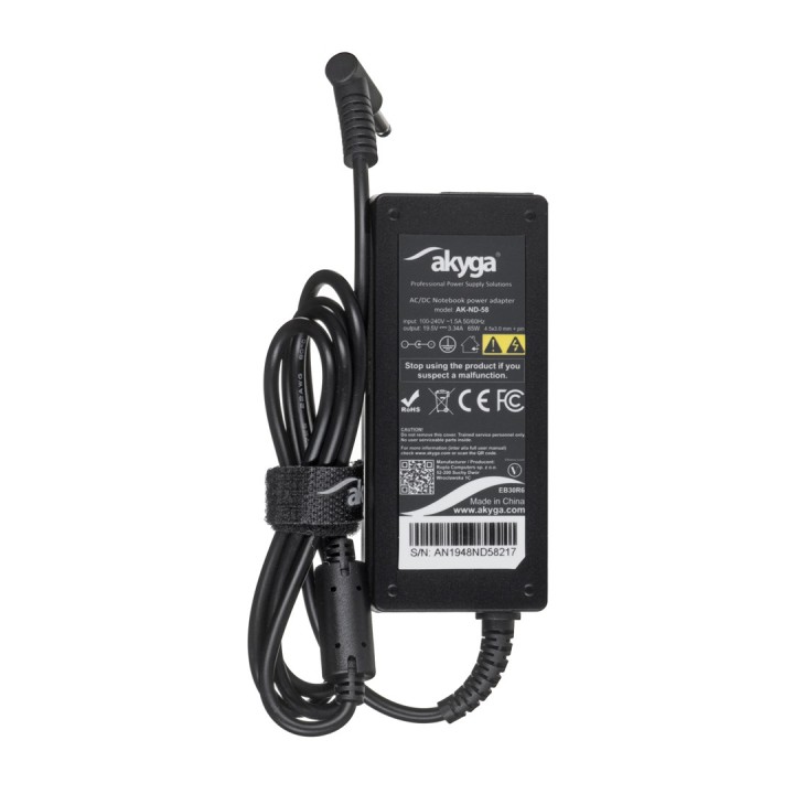 Akyga AK-ND-58 caricabatterie per dispositivi mobili da interno nero