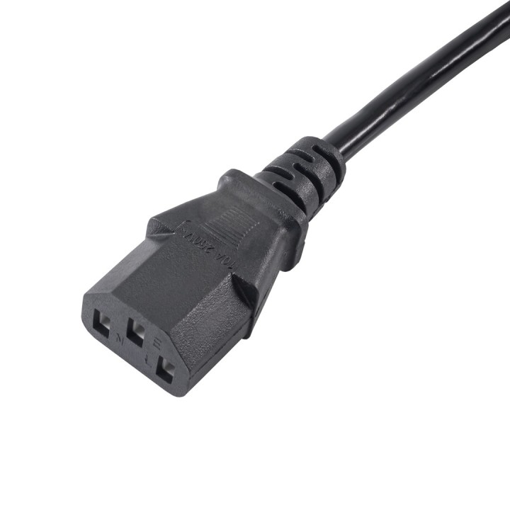 Akyga AK-PC-05 nero 5 m CEE7/7 IEC C13
