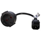 Akyga AK-PC-10A cavo di alimentazione nero 0.15 m CEE7/4