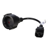 Akyga AK-PC-10A cavo di alimentazione nero 0.15 m CEE7/4