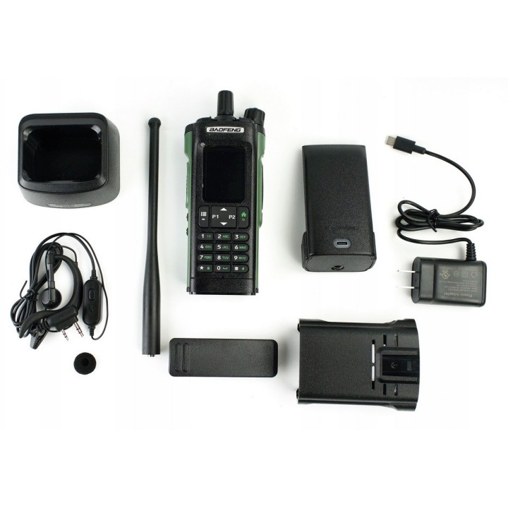 Baofeng DM-32E HTQ DMR GPS APRS Radio + Banda Aerea