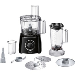 Bosch MCM3201B Robot da cucina 800 W 2.3 L nero trasparente