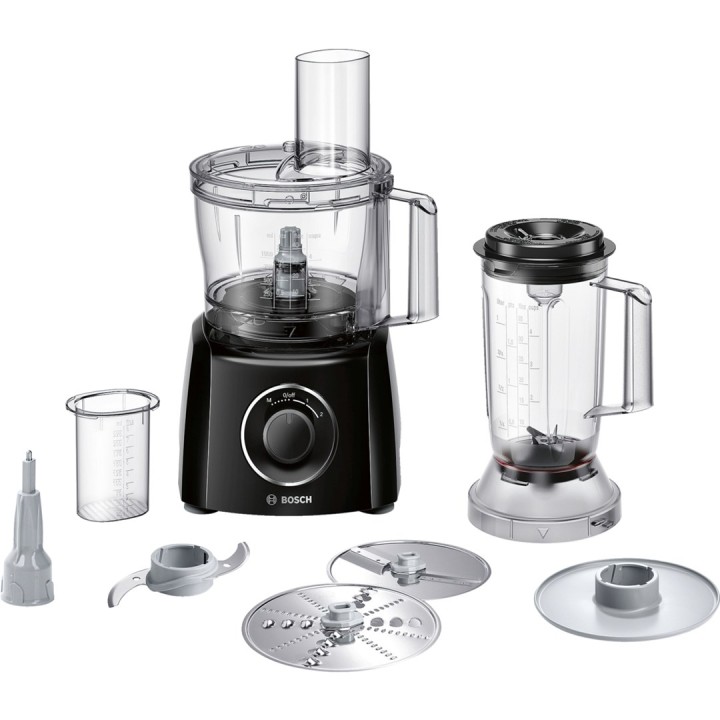 Bosch MCM3201B Robot da cucina 800 W 2.3 L nero trasparente