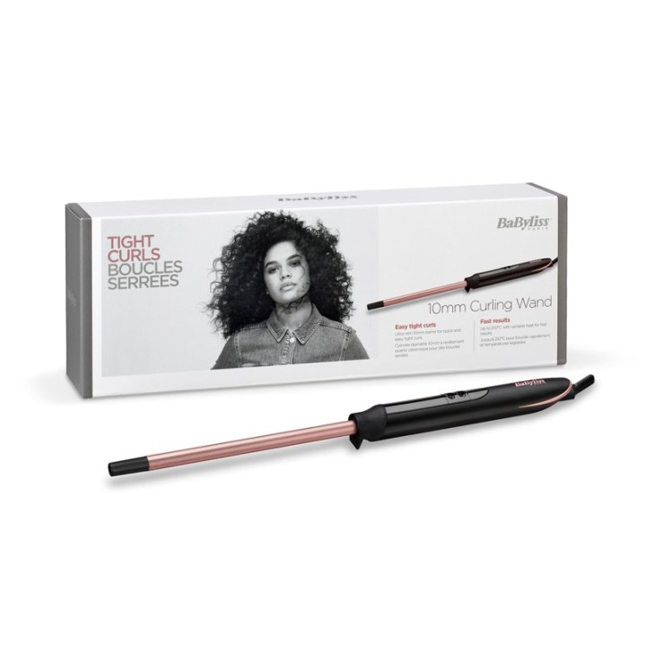 BaByliss C449E Arricciacapelli Tight Curls nero rame 2.5 m