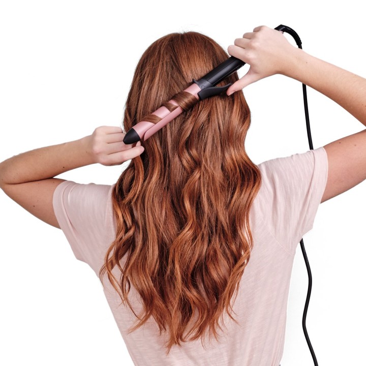 BaByliss C452E 32mm Pinza arricciacapelli ferro per arricciare nero rosa 98.4 (2.5 m)