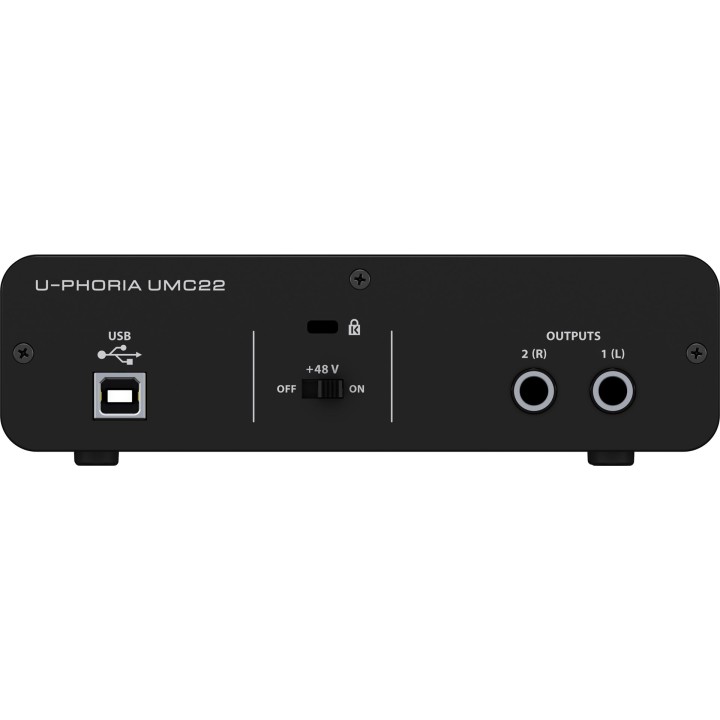 Behringer UMC22 Equipaggiamento musicale supplementare Pre-amp Concert/Studio