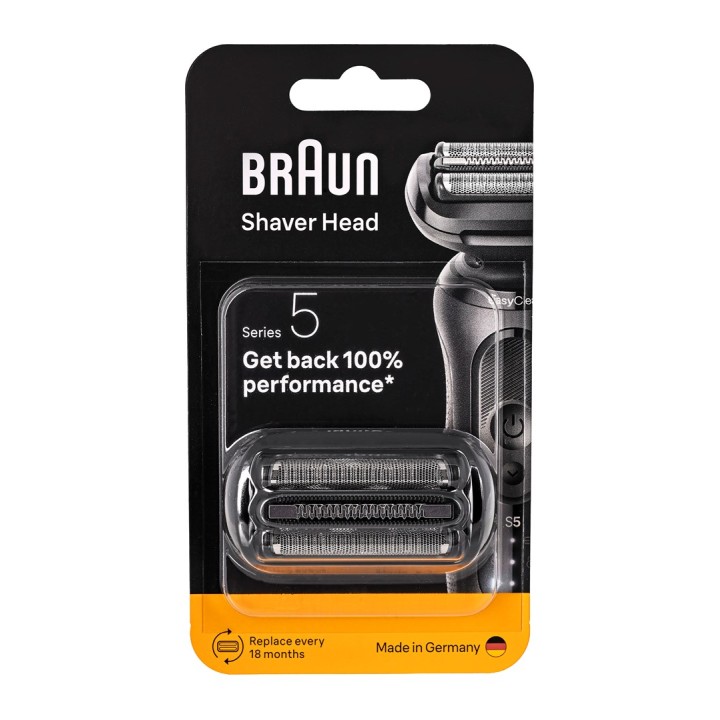 BRAUN Series 5 testina di ricambio rasoio elettrico nero 54B