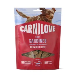 CARNILOVE Soft Sardine arricchite con aglio selvatico - snack per cani - 200g