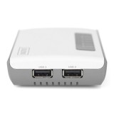 Digitus 2 Porta USB 2.0 Server di rete wireless multifunzionale 300 Mbps