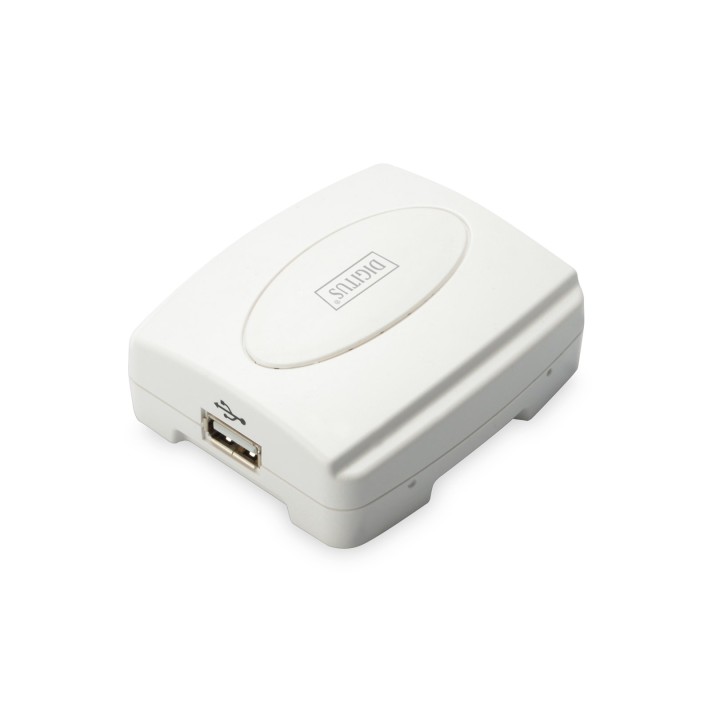 Digitus Server di stampa Fast Ethernet USB 2.0