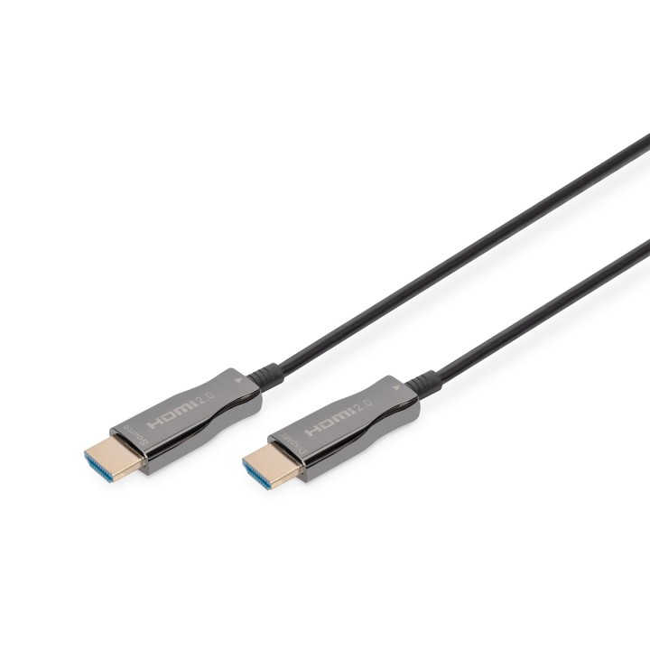 Cavo fibra ottica ibrida Digitus HDMI AOC UHD 4K 10 m