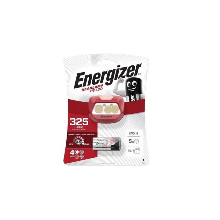 ENERGIZER FLASHLIGHT HEADLIGHT HDL20 3AAA 325 lm