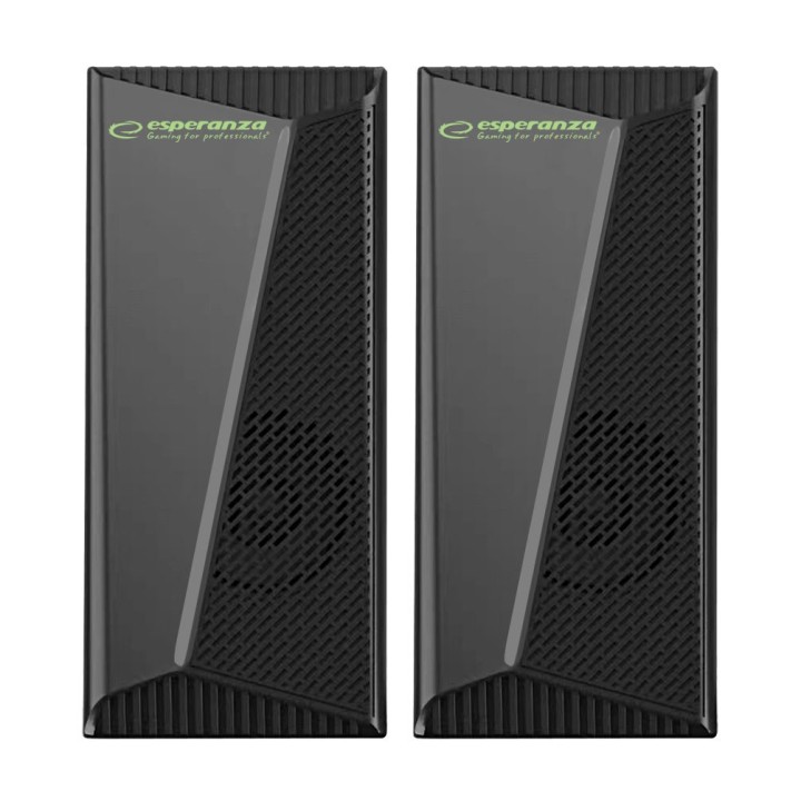 Esperanza EGS106 Altoparlanti 2.0 LED nero 6W
