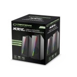 Esperanza EGS106 Altoparlanti 2.0 LED nero 6W