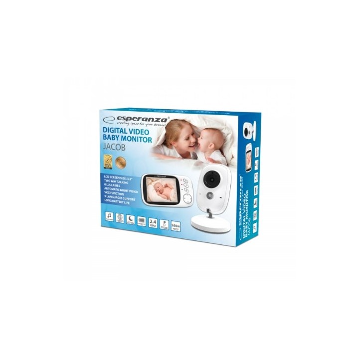 Esperanza EHM002 Baby monitor video 50 m bianco