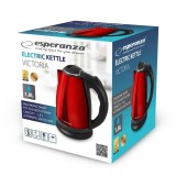 Esperanza EKK113R bollitore elettrico 1.8 L nero rosso 1800 W