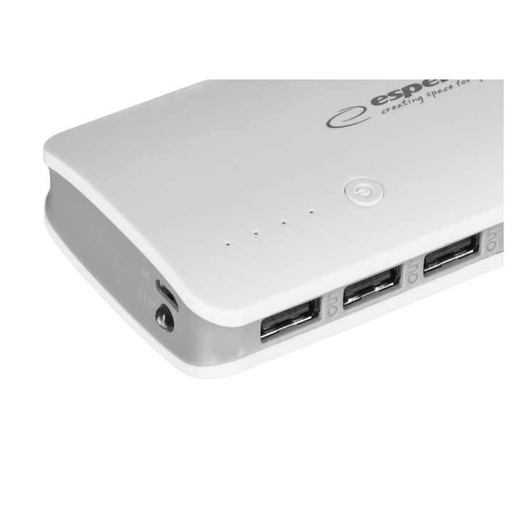 Esperanza EMP106WE Radium 8000 mAh Grigio Bianco