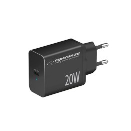 Esperanza EZC104K Caricabatterie da rete 20W nero