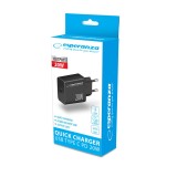 Esperanza EZC104K Caricabatterie da rete 20W nero