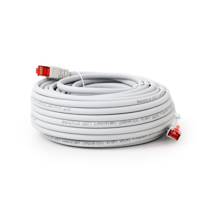Gembird PP6A-LSZHCU-20M cavo di rete Grigio Cat6a S/FTP (S-STP)