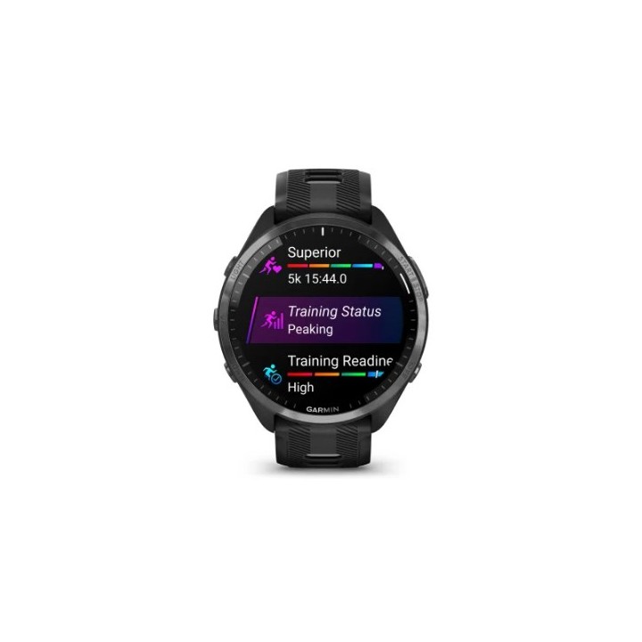 Garmin Forerunner 965 3.56 cm (1.4 ) AMOLED 47 mm Digitale 454 x 454 pixel touchscreen nero Wi-Fi GPS (satellite)