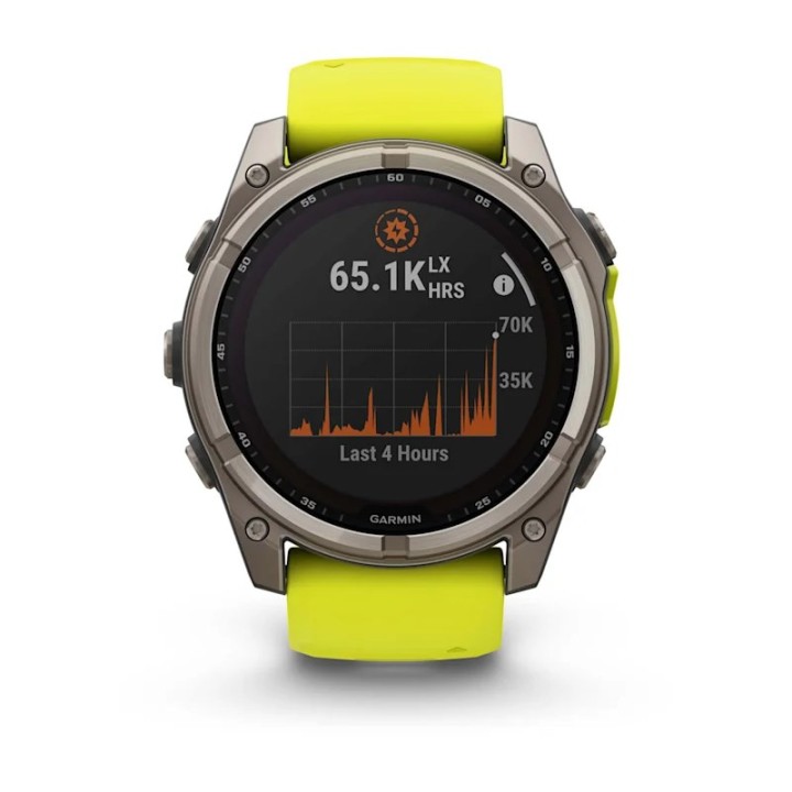 Garmin fenix 8 3.56 cm (1.4 ) 51 mm digitale 280 x 280 pixel touchscreen titanio Wi-Fi GPS (satellite)