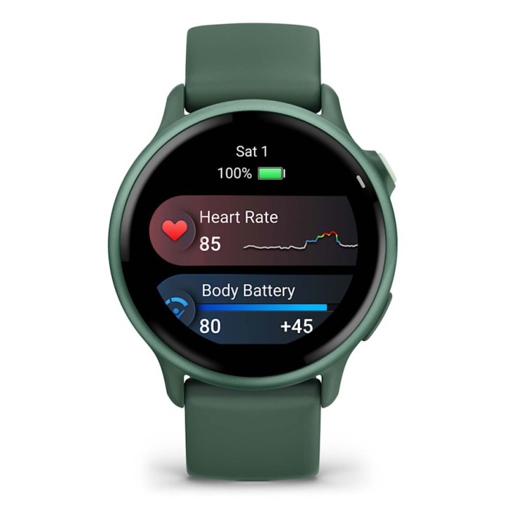 Garmin vívoactive 6 3.05 cm (1.2 ) AMOLED 42 mm digitale 390 x 390 pixel touchscreen verde Wi-Fi GPS (satellite)