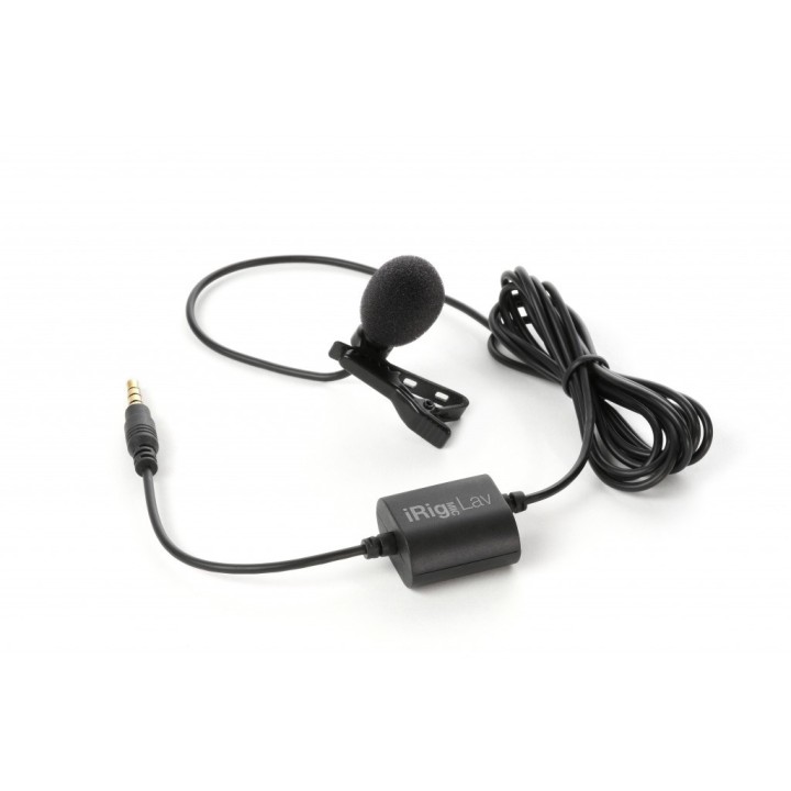 IK Multimedia iRig Mic Lav nero Microfono a clip